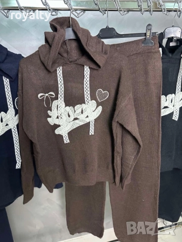 Дамски Комплекти Плетиво Различни Цветове, снимка 6 - Спортни екипи - 52186839