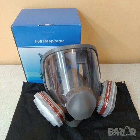 Респираторна предпазна маска за цяло лице | Еквивалент на 3М 6800, снимка 11 - Други инструменти - 43448423