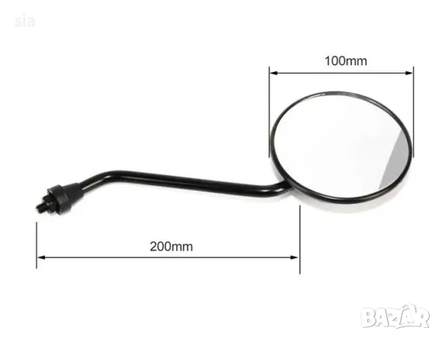 Огледала за мотор,комплект, 2бр, 10мм, БС03, снимка 2 - Части - 49474473