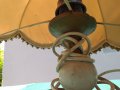 Стара руска мраморна лампа, снимка 2