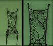 маси , пейки и столове от ковано желязо, снимка 15