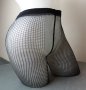 Wolford XS нов луксозен мрежест чорапогащник в черно., снимка 9
