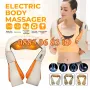 Шиацу масажор за цяла тяло с 6 бутона, масажор за гръб, масажор за врата и раменете, снимка 2