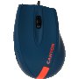 Мишка USB Оптична CANYON CNE-CMS11BR 1000DPI 3btns Морско синьо и червено Ергономичен дизайн