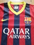 Nike Barcelona Mens SS Home Shirt - страхотна футболна тениска КАТО НОВА, снимка 1
