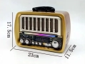 Стилно ретро многофункционално преносимо радио,TF карта/USB радио,аудио, снимка 2
