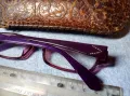 CHARM Стари ДИОПТРИЧНИ ОЧИЛА с КРАСИВО ОРНАМЕНТИРАН РЕТРО КАЛЪФ от ЕСТЕСТВЕНА КОЖА 47707, снимка 9