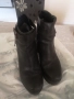 дамски боти с ток естествена кожа 38номер, снимка 4