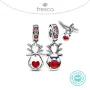 Коледни талисмани Fresca по модел тип Пандора Pandora с печати S 925 Christmas Collection, снимка 4
