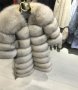 Дамско луксозно палто лисица, снимка 1 - Палта, манта - 27881437