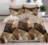 Луксозни двулицеви спални комплекти 6 части с ластик, снимка 15