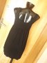Н&М Черна къса разкроена еластична рокля тип потник ХС/С, снимка 3