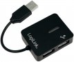 LogiLink USB 2.0 4-Port Hub, снимка 1 - Друга електроника - 33218651