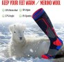 Компресиращи ски чорапи от мериносова вълна Reamphy, 39-42, снимка 4