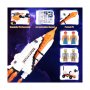 Космическа ракета – Конструктор с астронавти (съвместим с Lego), снимка 4