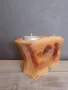 Дървен свещник , снимка 4