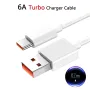  Кабел USB към USB-C Xiaomi, 120W, 6A, Бързо зареждане, 1м, Бял, снимка 5