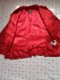 Червено ленено сако, снимка 5