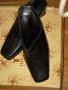 Леки и удобни чехли  черни от естествена -отличен избор за пролетта и лятото, снимка 3