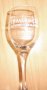Стъклена чаша за ракия брандирана със стилизирано лого на ракия „Стралджанска“ , снимка 7