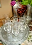 Кристален сервиз от Бохемия Чехословакия , снимка 5