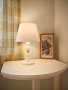 Модерна класическа лампа с абажур,настолна,нощна,за шкафче,за четене, снимка 5
