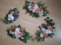 Украса, изкуствени цветя, сватба, юбилей, кръщене, снимка 6