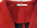Червено палто ZARA Trafaluc – размер L – XL, снимка 6