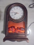№ 8288 Настолен часовник с LED камина   , снимка 1