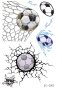 Водоустойчиви детски татуировки с футболни топки, снимка 10