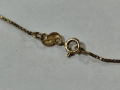 Златен синджир 14к с буквичка, снимка 4