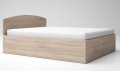 Легло Лео 6 с матрак - 160/200 см, амортисьорен механизъм, Дъб сонома