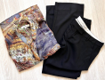 Marella елегантен черен панталон и цветна туника , снимка 10