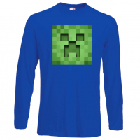 Мъжка тениска Creeper Face 3,майнкрафт,Minecraft,Игра,Забавление,подарък,Изненада,Рожден Ден., снимка 3 - Тениски - 36492795