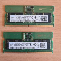2x8GB RAM Samasung DDR5 5600 за лаптоп, снимка 1 - RAM памет - 44005973
