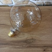 Edison / Marconi Globe Vintage / винтидж лампа / крушка Американска 125мм х 170мм E27 40w