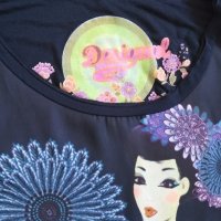 desigual - страхотна дамска блуза, снимка 1 - Тениски - 28280744