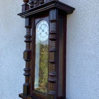 Стенен часовник Friedrich Mauthe от нач. на ХХ в., снимка 7 - Антикварни и старинни предмети - 33376816