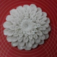 3D Хризантема фунийки цвете голям силиконов молд форма калъп фондан шоколад гипс сапун, снимка 7 - Форми - 37182036