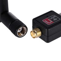 USB Wi-Fi адаптер с антена 5dBi - Промо, снимка 10 - Мрежови адаптери - 43203418