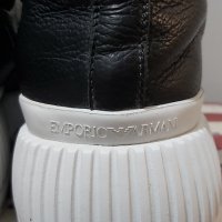 EMPORIO ARMANI 44.5 номер оригинални сникърси естествена кожа , снимка 3 - Спортно елегантни обувки - 34592777