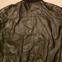 Classic Genuine Leather Bomber Jacket, снимка 4 - Якета - 35152772