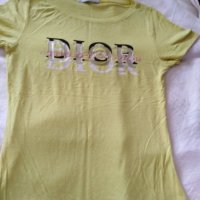 ОРИГИНАЛНА дамска тениска DIOR, снимка 7 - Тениски - 29011836