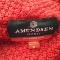 Мерино Пуловер Amundesn merino wool, вълна анорак, снимка 2 - Блузи с дълъг ръкав и пуловери - 43762706