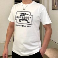 мъжка тениска BURBERRY-реплика, снимка 2 - Тениски - 43822772
