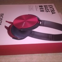 sony mdr-xb450ap-red headphones, снимка 2 - Слушалки и портативни колонки - 26615722