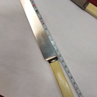 Стар Нож от прибори за хранене с дръжка от Слонова Кост , снимка 1 - Антикварни и старинни предмети - 44118107