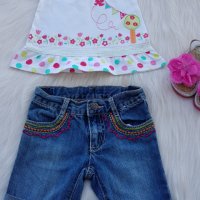 Детски дънкови панталонки и потник 2 години, снимка 16 - Комплекти за бебе - 32796815