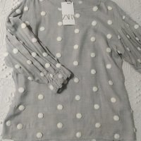 НОВА ZARA елегантна дамска блуза – размер М , снимка 2 - Блузи с дълъг ръкав и пуловери - 32274075