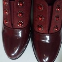 Нови дамски обувки бордо № 37, снимка 15 - Дамски ежедневни обувки - 26740117